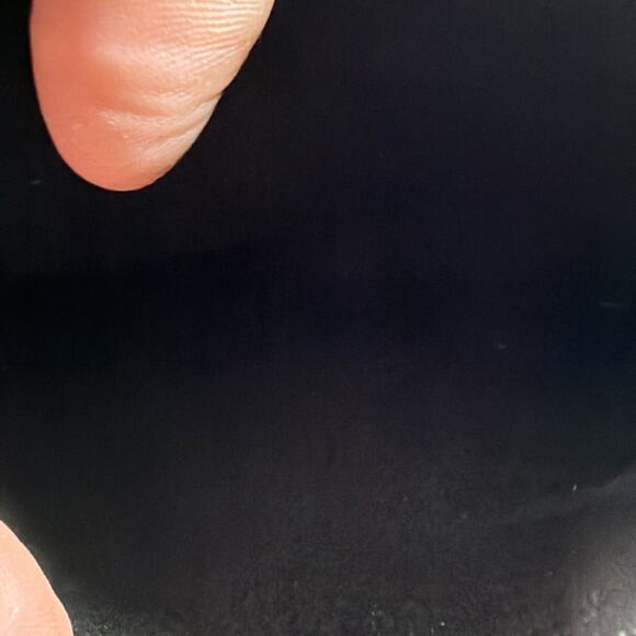 Cooper River Bag Pouch Black Brown Leather Approx 8x6x2 in Used - Picture 3 of 4